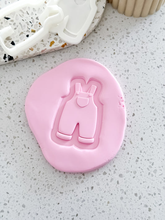 Baby Boy Overalls – Cookie Stamp & Cutter