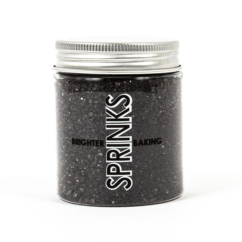 BLACK Sanding Sugar (85g) - Sprinks - Premium  from O'Khach Baking Supplies - Just $5.99! Shop now at O'Khach Baking Supplies