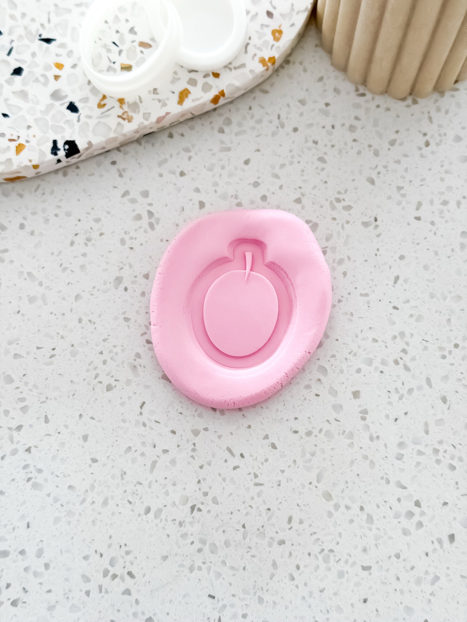 Mini Plum (Caterpillar) Stamp & Cutter - Perfect for Fondant & Sugar Cookies