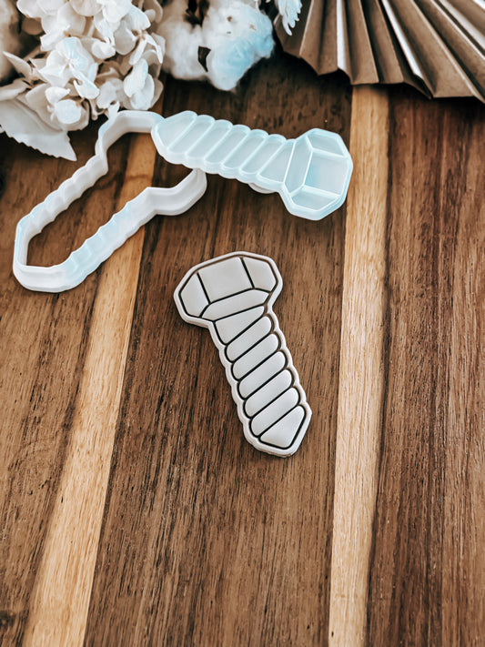 Screw Stamp & Cutter - Perfect for Fondant & Sugar Cookies