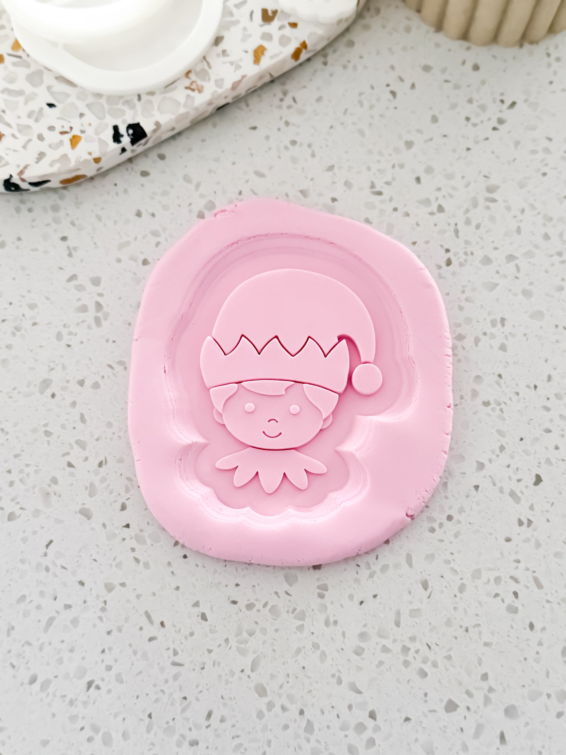 Elf (Head) Stamp & Cutter - Perfect for Fondant & Sugar Cookies