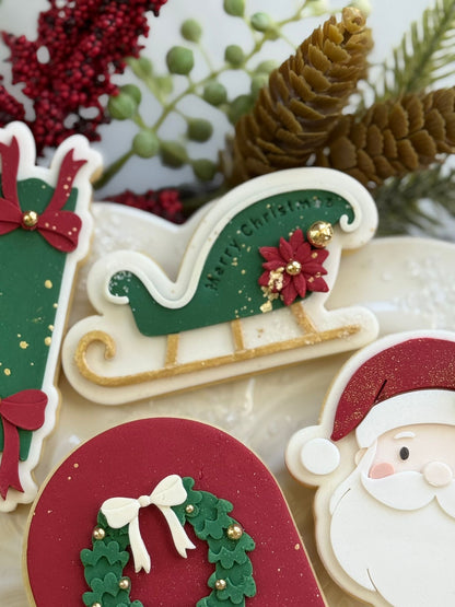 Sleigh (Plain) - Cookie Stamp and Cutter