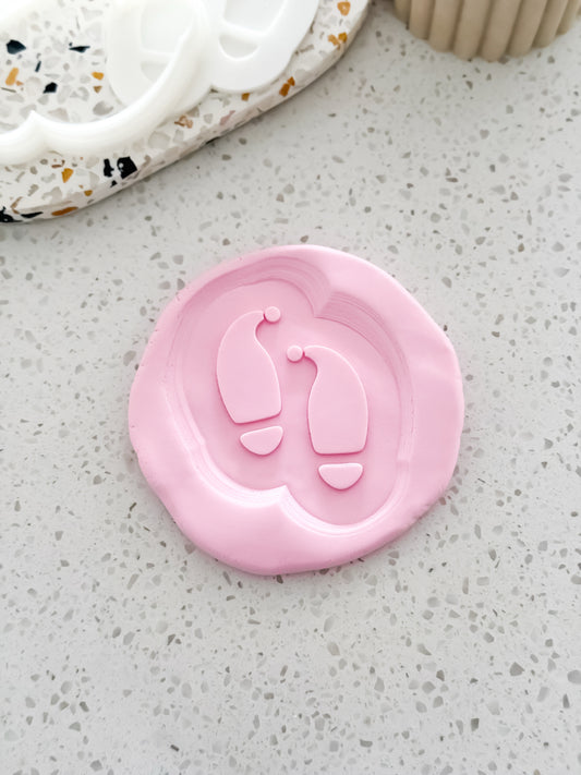 Elf Foot Print Stamp & Cutter - Perfect for Fondant & Sugar Cookies