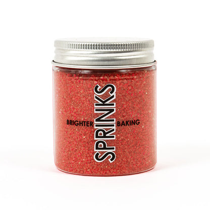 RED Sanding Sugar (85g) - Sprinks - Premium  from O'Khach Baking Supplies - Just $5.99! Shop now at O'Khach Baking Supplies