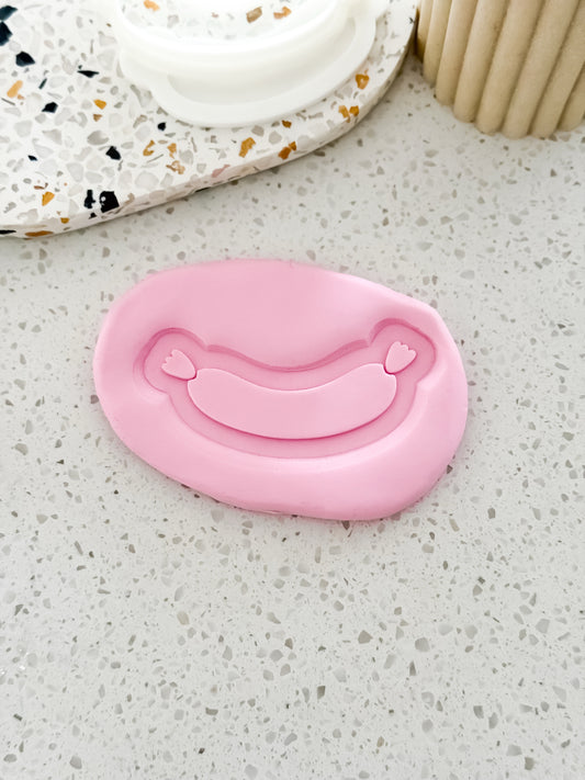Sausage (Caterpillar) Stamp & Cutter - Perfect for Fondant & Sugar Cookies