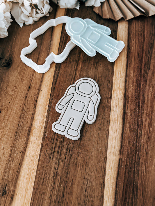 Space Astronaut - Stamp and Cutter - Perfect for Fondant & Sugar Cookies