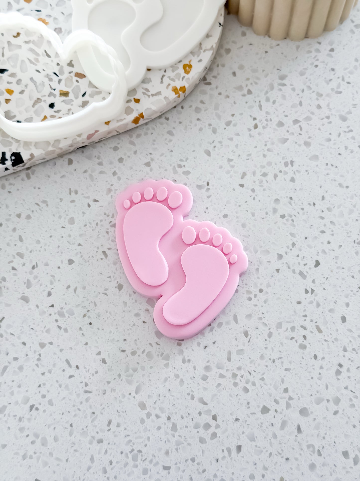 Tiny Toes Stamp & Cutter - Perfect for Fondant & Sugar Cookies