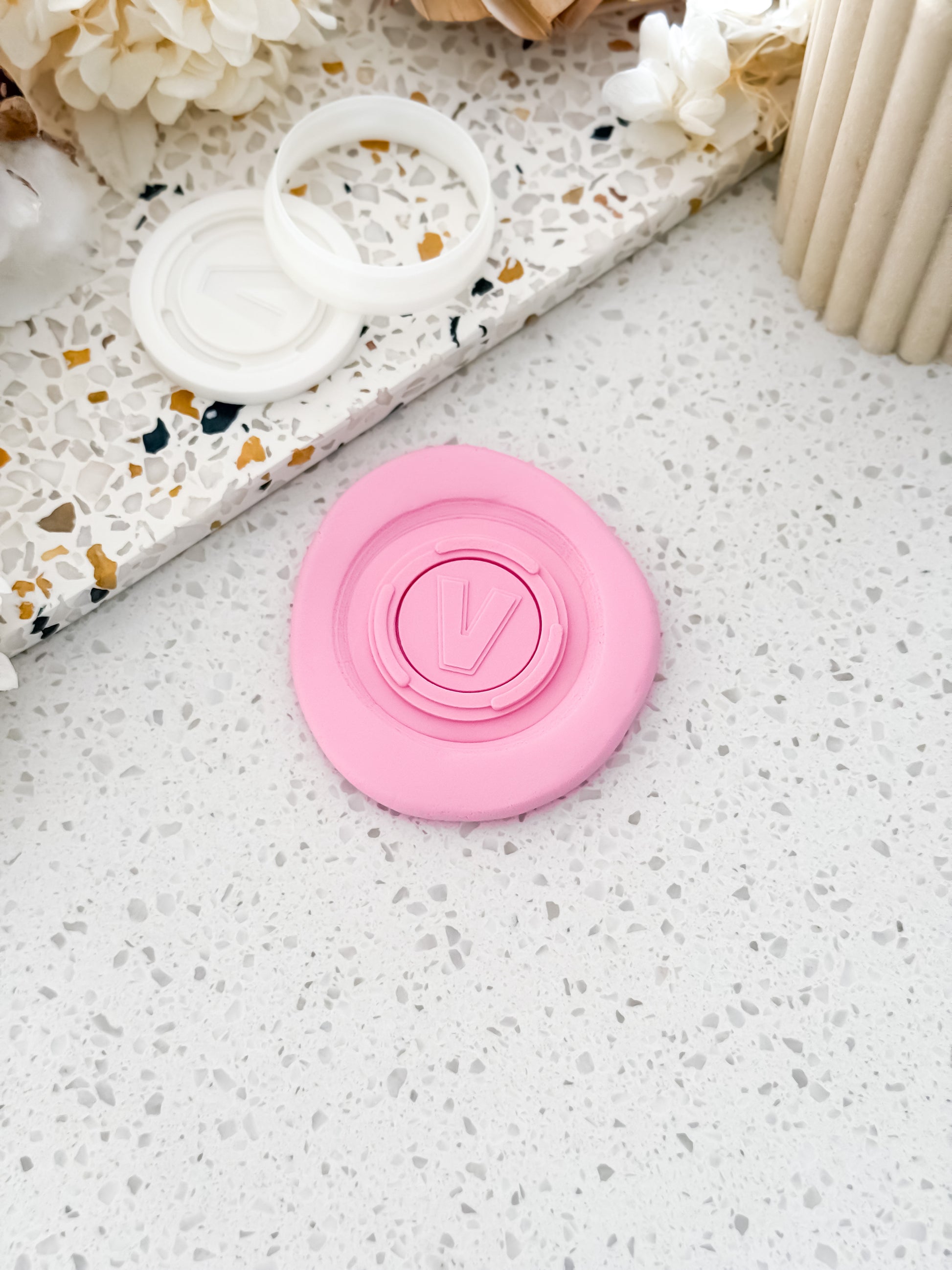 Mini V-Bucks Coin Stamp & Cutter - Perfect for Fondant & Sugar Cookies