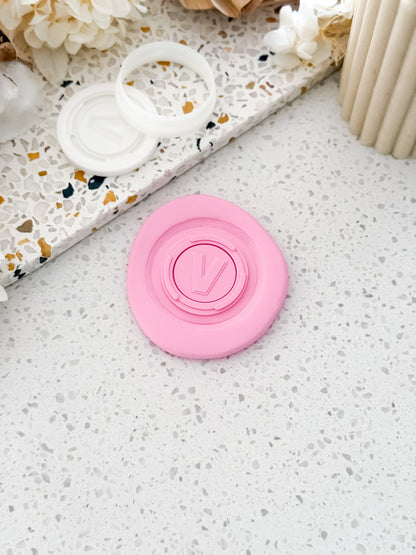 Mini V-Bucks Coin Stamp & Cutter - Perfect for Fondant & Sugar Cookies