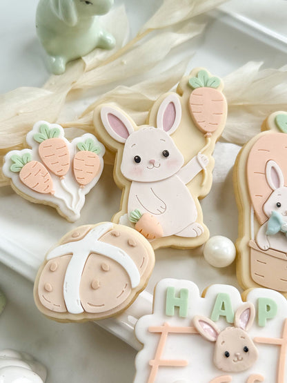 Easter Carrot Bouquet - Cookie Stamp and Cutter