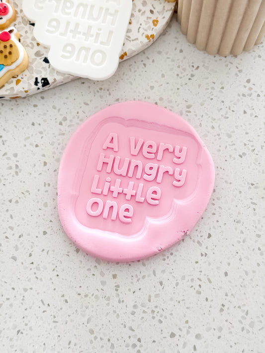 A Very Hungry Little One (Caterpillar) Stamp & Cutter - Perfect for Fondant & Sugar Cookies