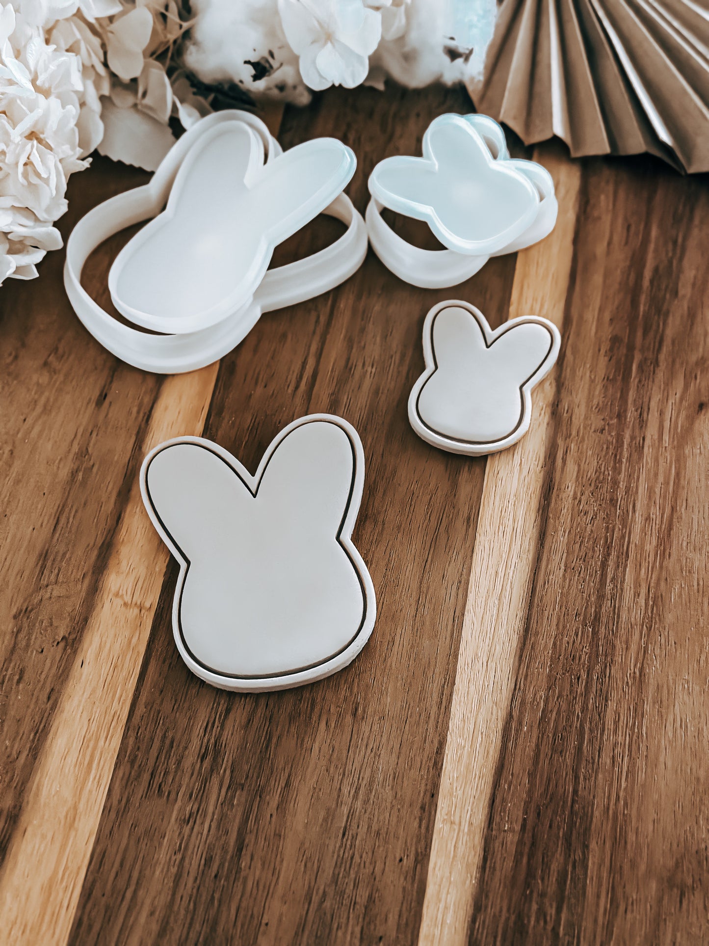 Bunny Head (Outline) - Cookie Stamp and Cutter - Ideal for Fondant & Sugar Cookies