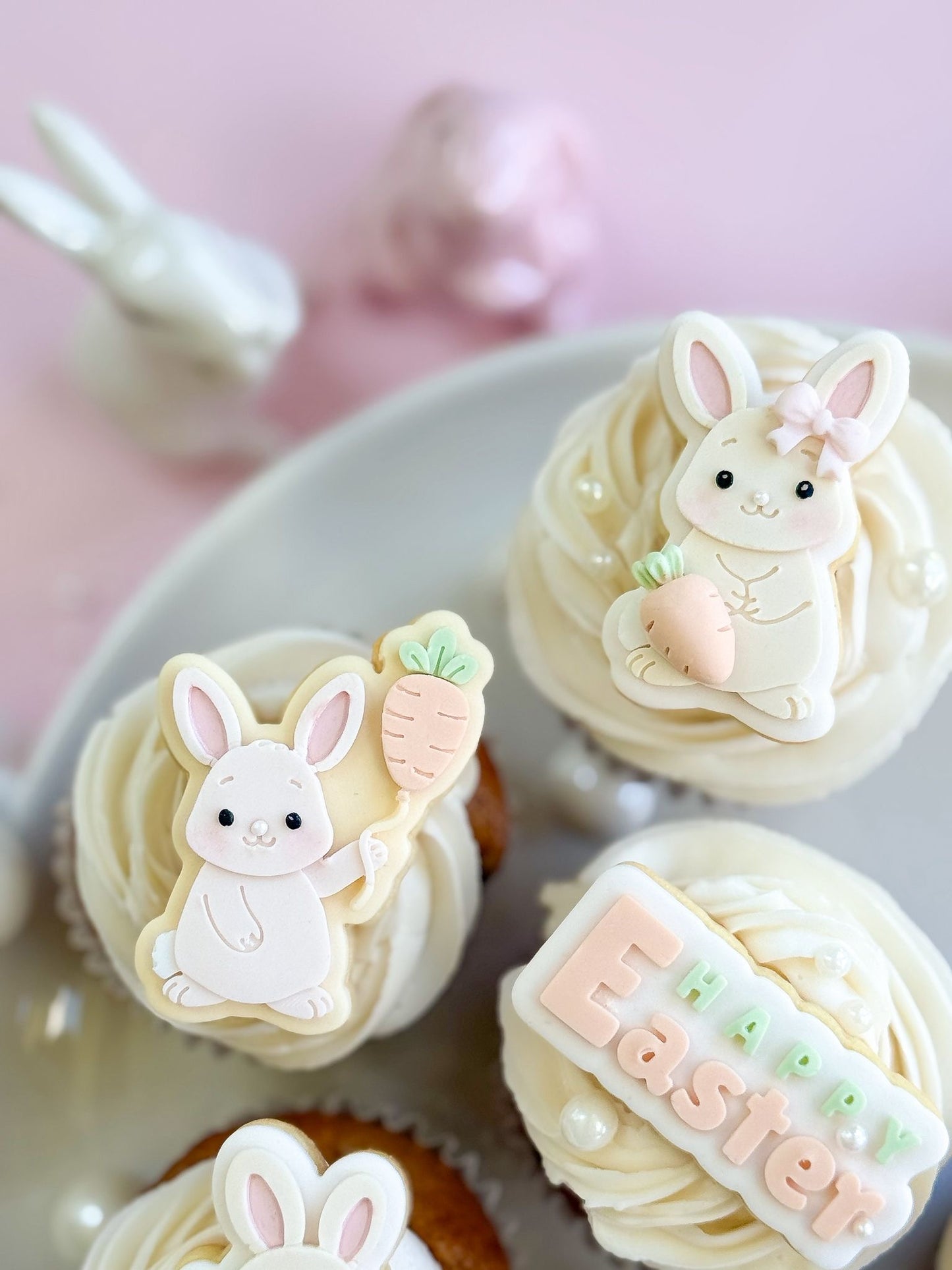 Mini Sunny Bunny (Carrot Balloon) - Cookie Stamp and Cutter