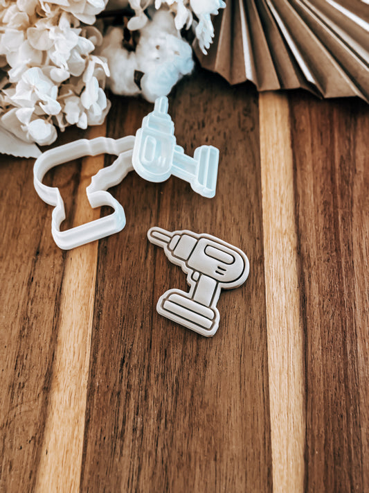 Mini Cordless Drill Stamp & Cutter - Perfect for Fondant & Sugar Cookies