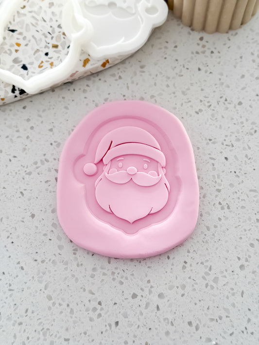 Mr. Santa Stamp & Cutter - Perfect for Fondant & Sugar Cookies
