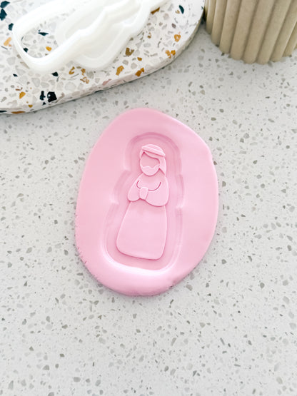 Joseph (Wooden) Stamp & Cutter - Perfect for Fondant & Sugar Cookies