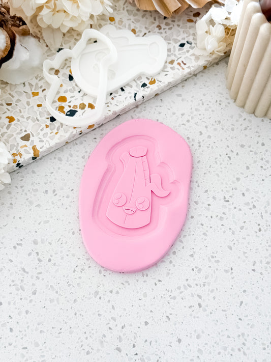 Banana Peely Stamp & Cutter - Perfect for Fondant & Sugar Cookies