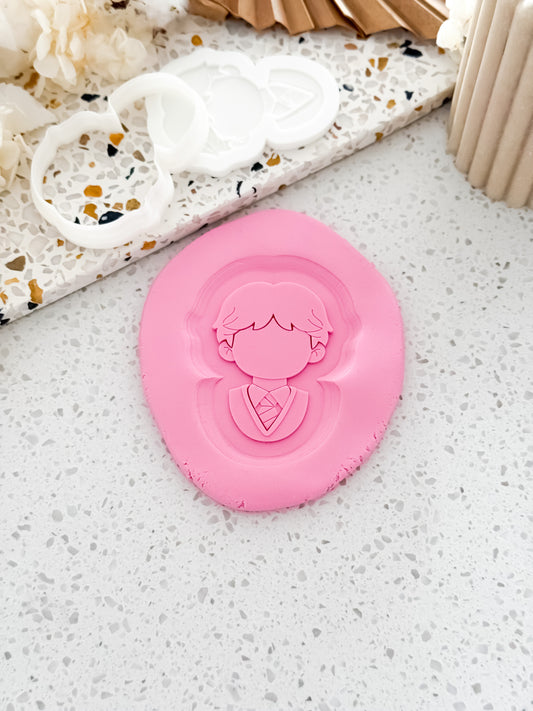 Best Mate Wizard Stamp & Cutter - Perfect for Fondant & Sugar Cookies