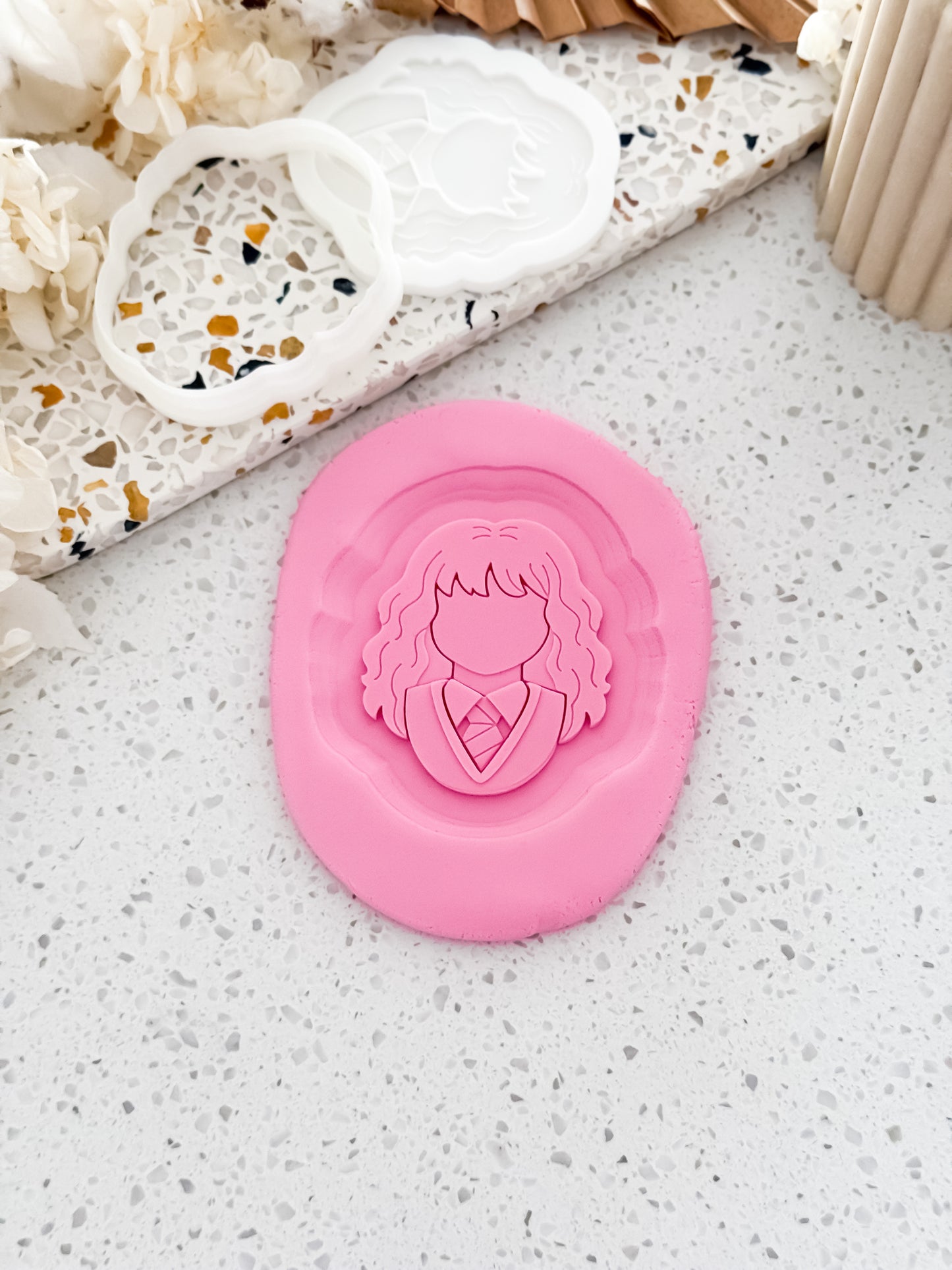 Bright Witch Stamp & Cutter - Perfect for Fondant & Sugar Cookies