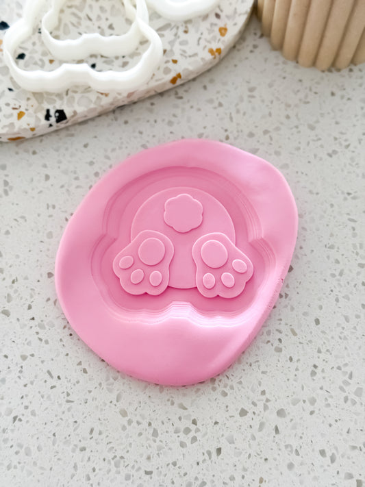 Bunny Behind (Layered) Stamp & Cutter - Perfect for Fondant & Sugar Cookies