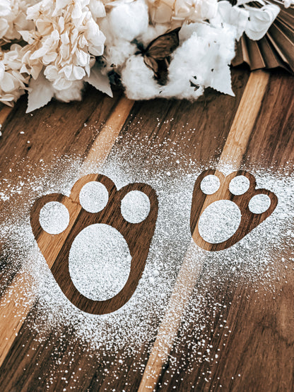 Bunny Footprint Stencil – Create Magical Easter Bunny Prints