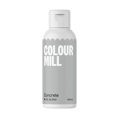 Concrete - Oil-Based Food Colouring Dye (Colour Mill).