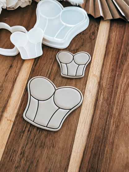 Corset (Dreamhouse) - Cookie Stamp and Cutter - Fondant & Sugar Cookies