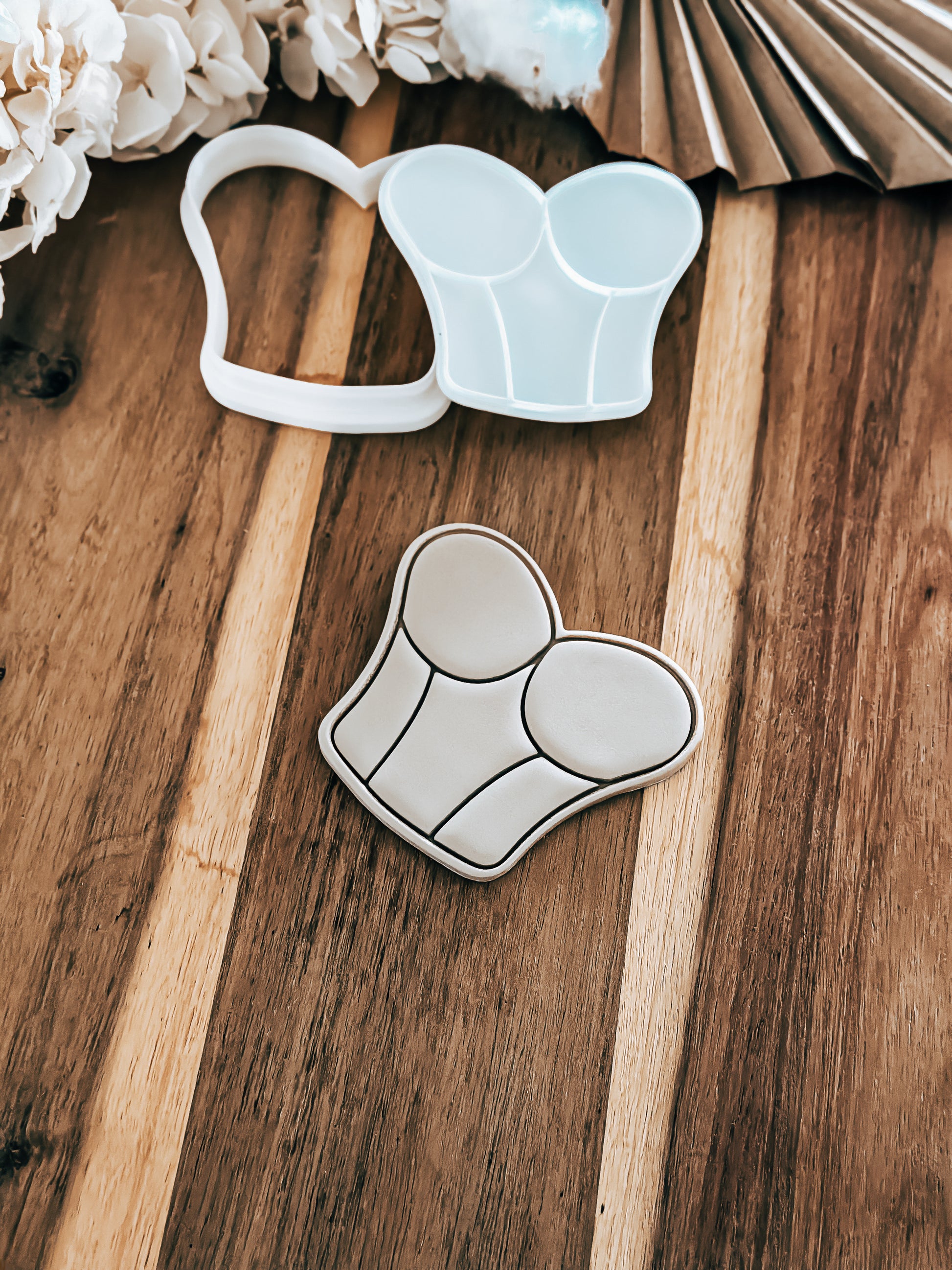 Corset (Dreamhouse) - Cookie Stamp and Cutter - Fondant & Sugar Cookies