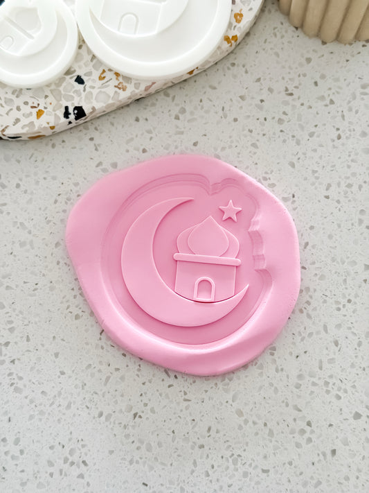 Crescent Mosque Stamp & Cutter - Perfect for Fondant & Sugar Cookies