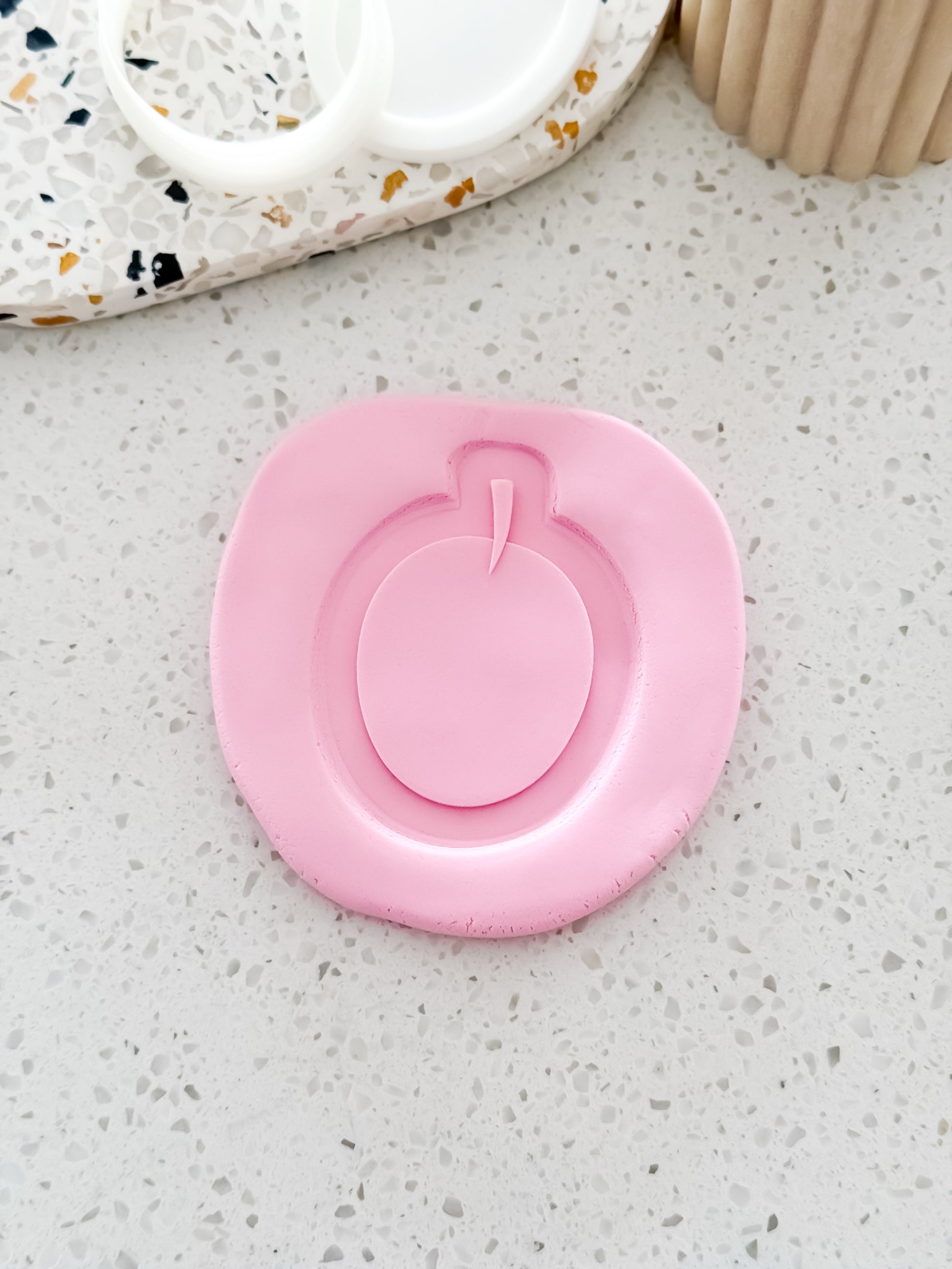 Plum (Caterpillar) Stamp & Cutter - Perfect for Fondant & Sugar Cookies