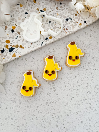 Mini Banana Peely - Cookie Stamp and Cutter