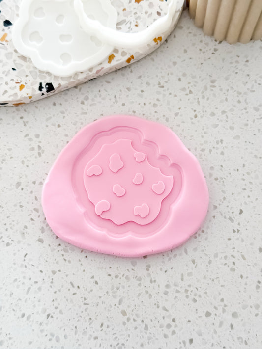 Cookie (With Bite) Stamp & Cutter - Perfect for Fondant & Sugar Cookies