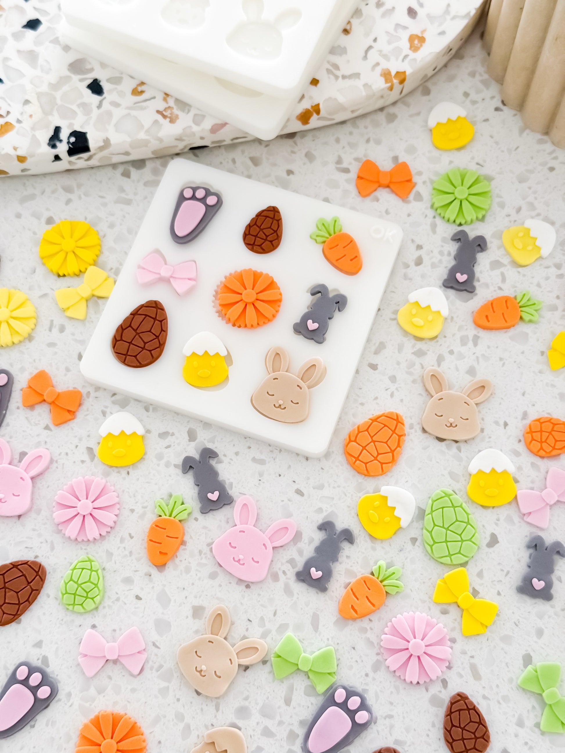 Easter Mini Mix - Finger Press Fondant Mould