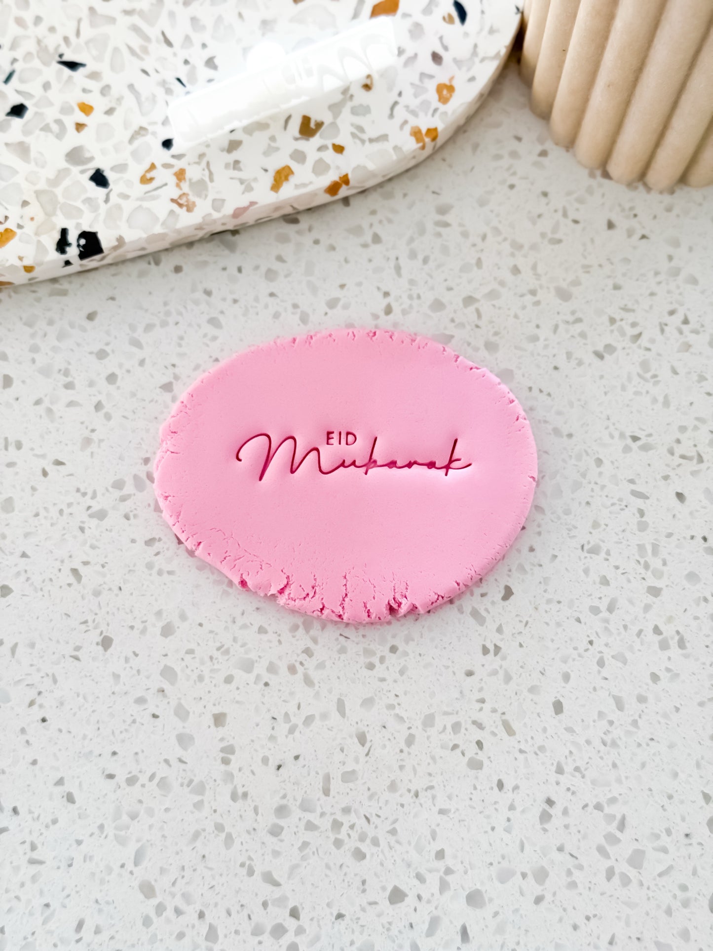 Eid Mubarak Stamp – Perfect for Fondant, Sugar Cookies & Baking