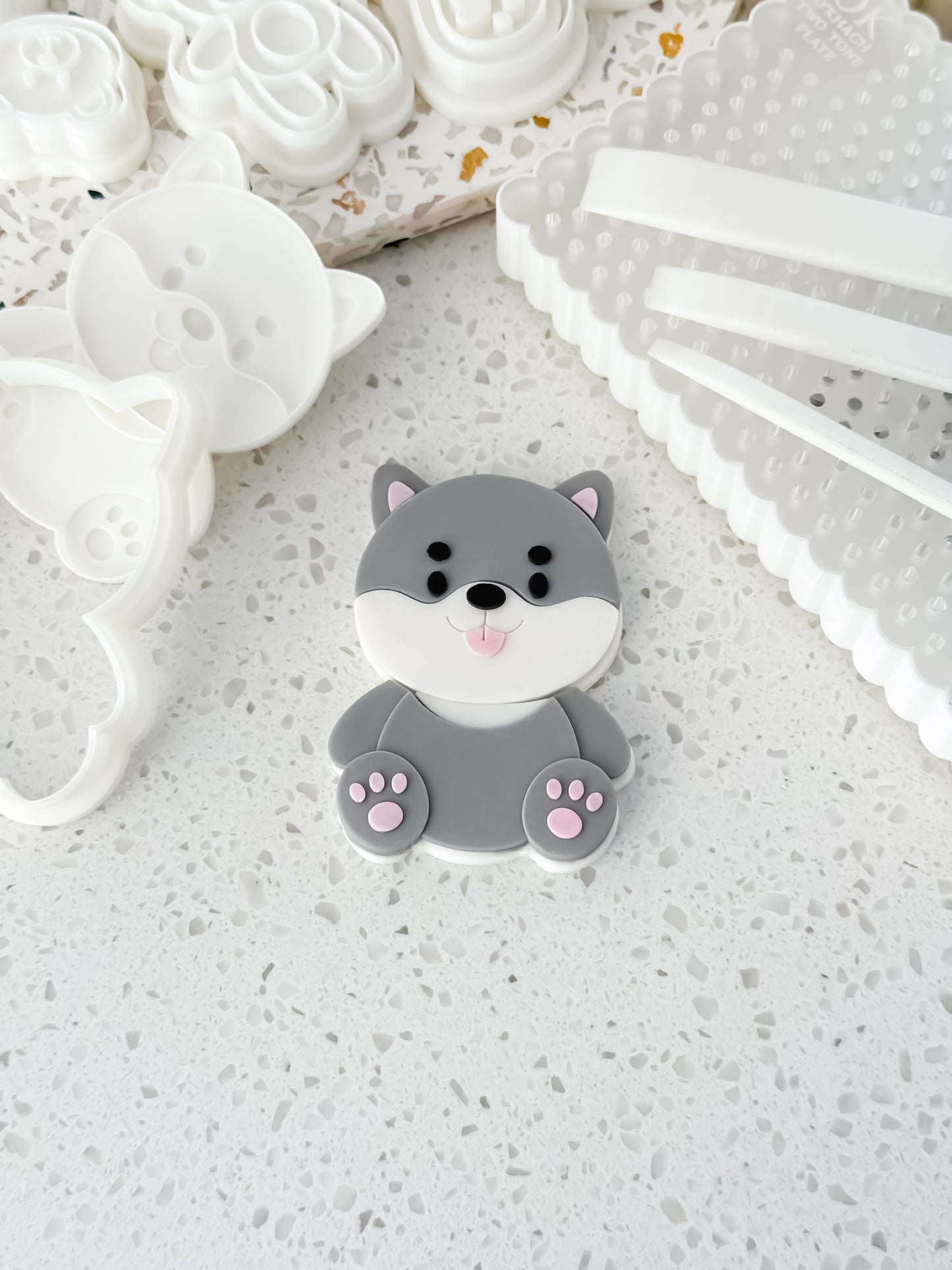 Baby Joy Bear Stamp & Cutter - Perfect for Fondant & Sugar Cookies