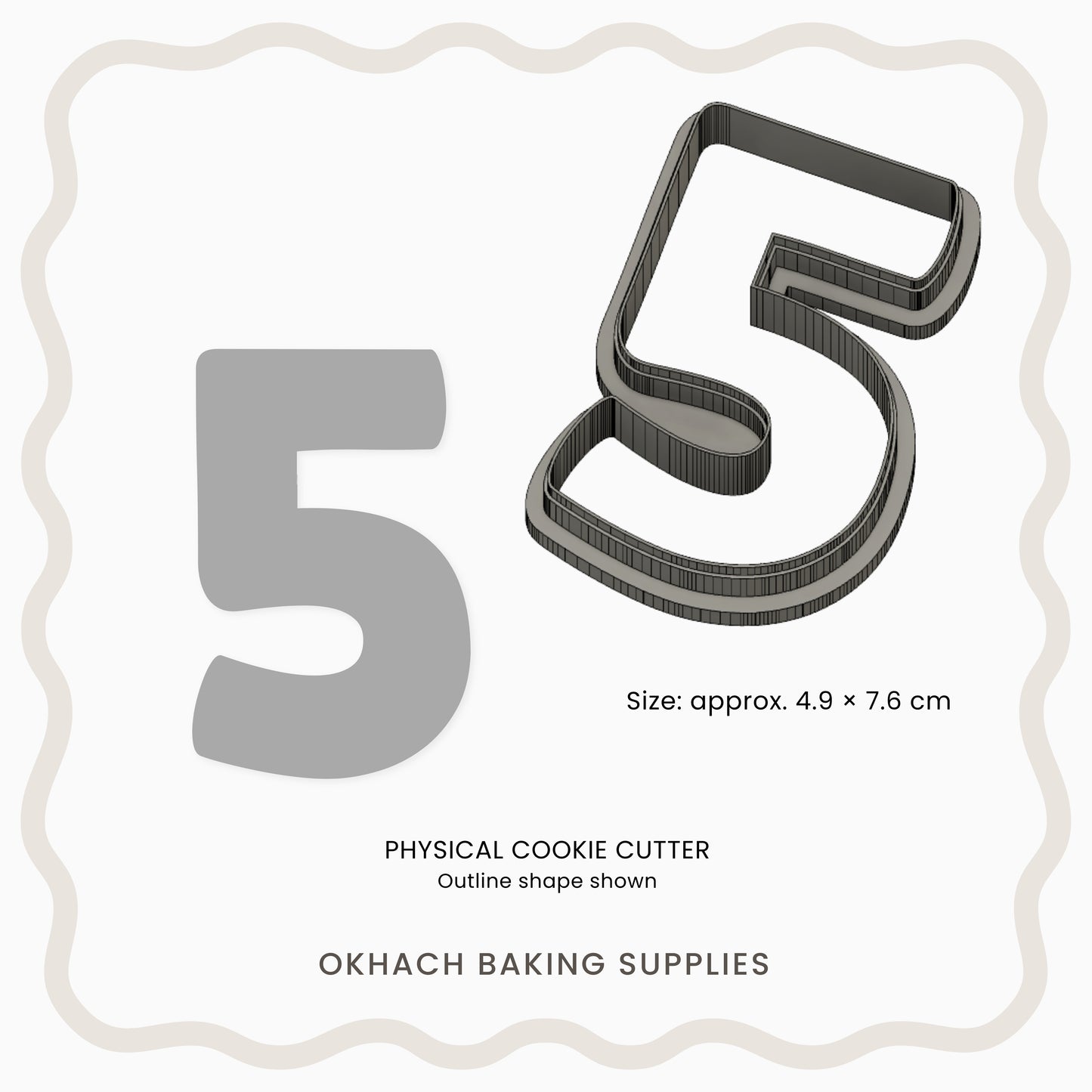 Numbers 0-9 (Caterpillar) - Cookie Cutter