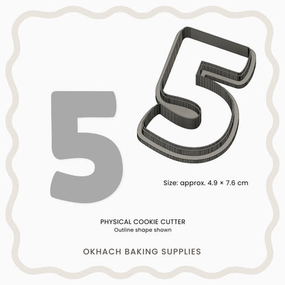Numbers 0-9 (Caterpillar) - Cookie Cutter