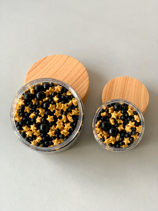 Golden Night Sky – Edible Sprinkles for Cakes, Cookies & Cupcakes