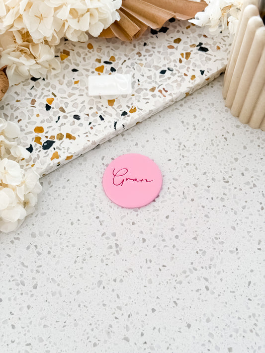 Gran Stamp - Perfect for Fondant, Sugar Cookies & Baking