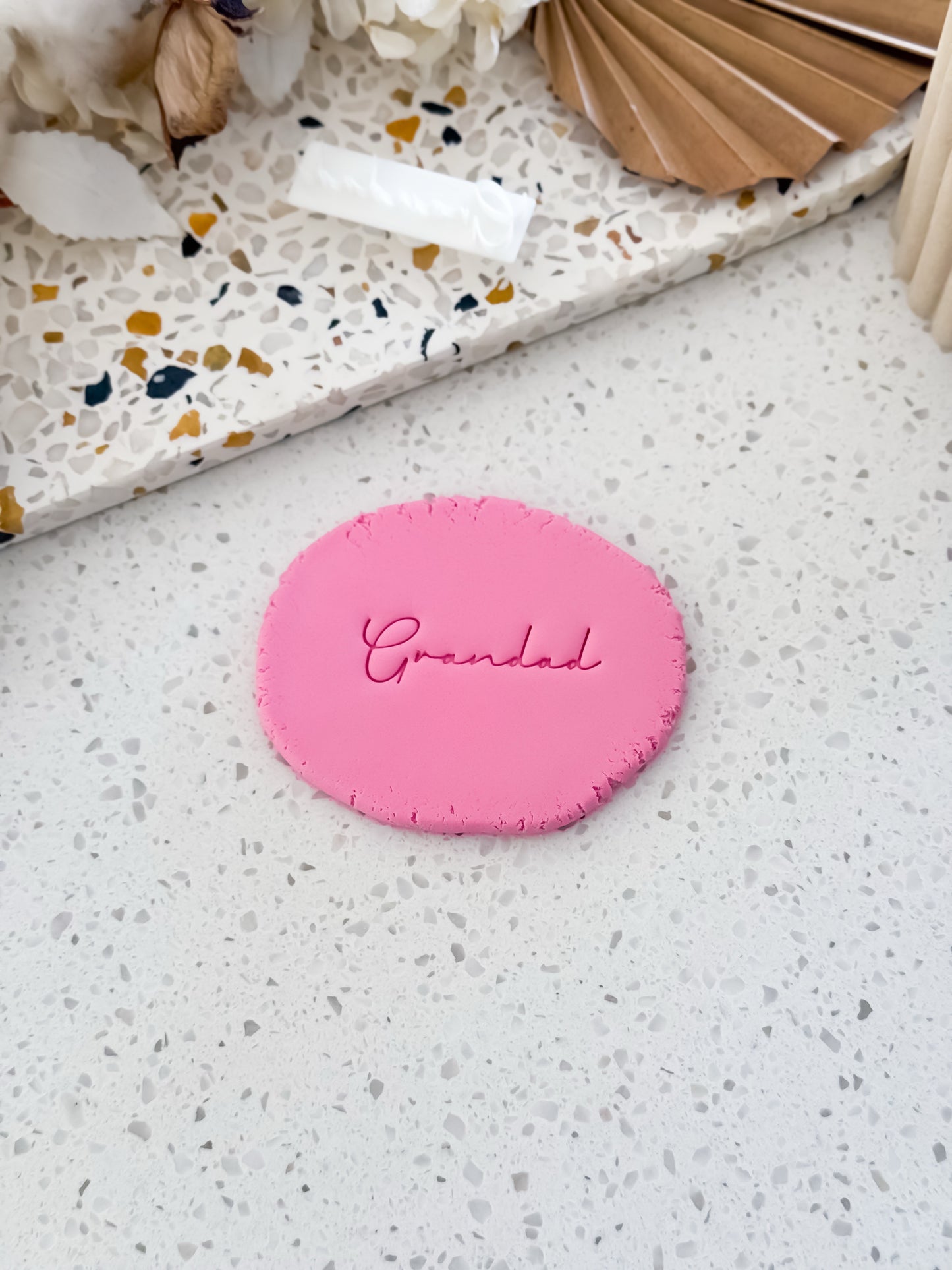 Grandad Cookie Stamp - Perfect for Fondant, Sugar Cookies & Baking