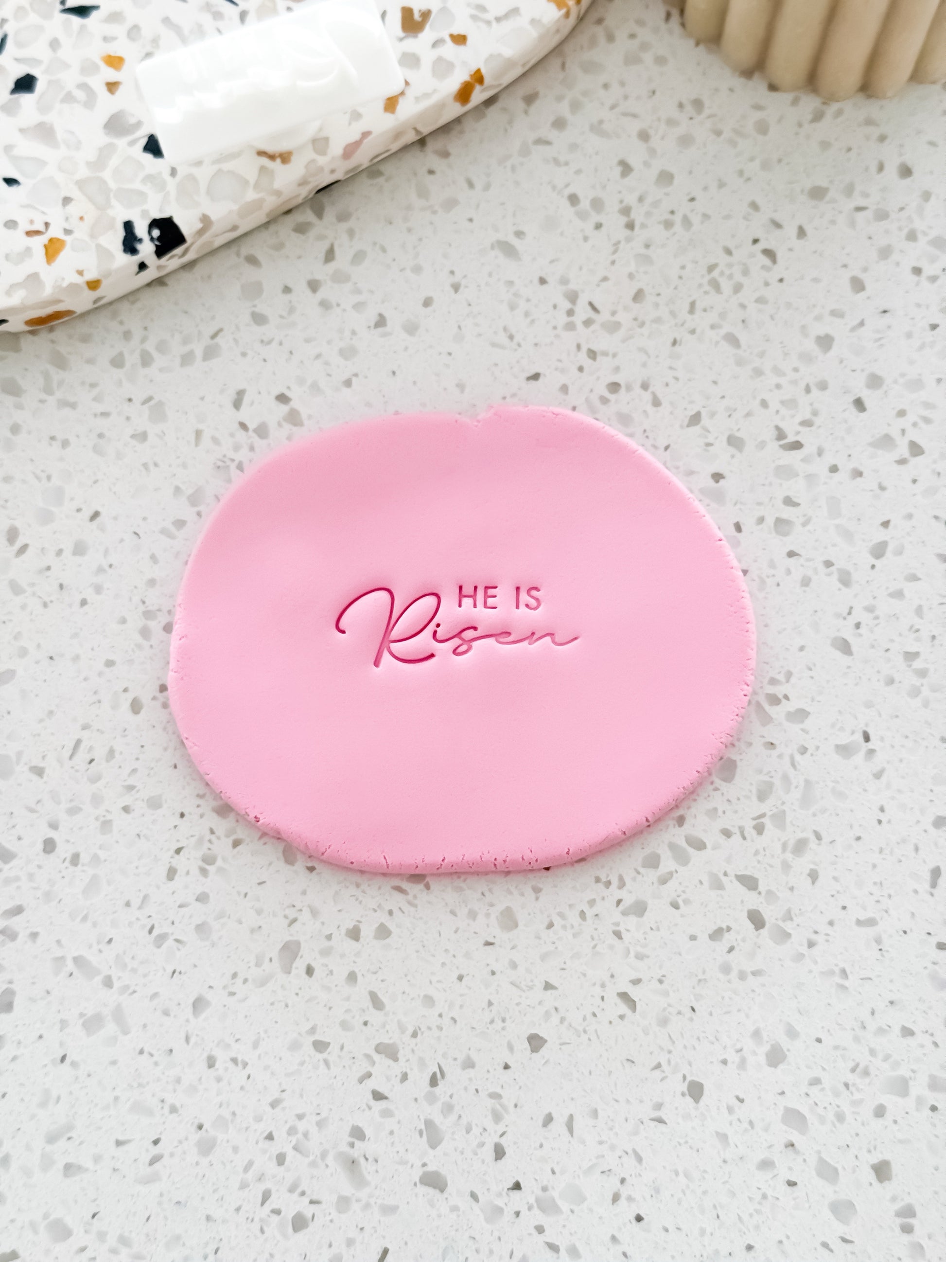 He Is Risen (Mini) - Perfect for Fondant, Sugar Cookies & Baking