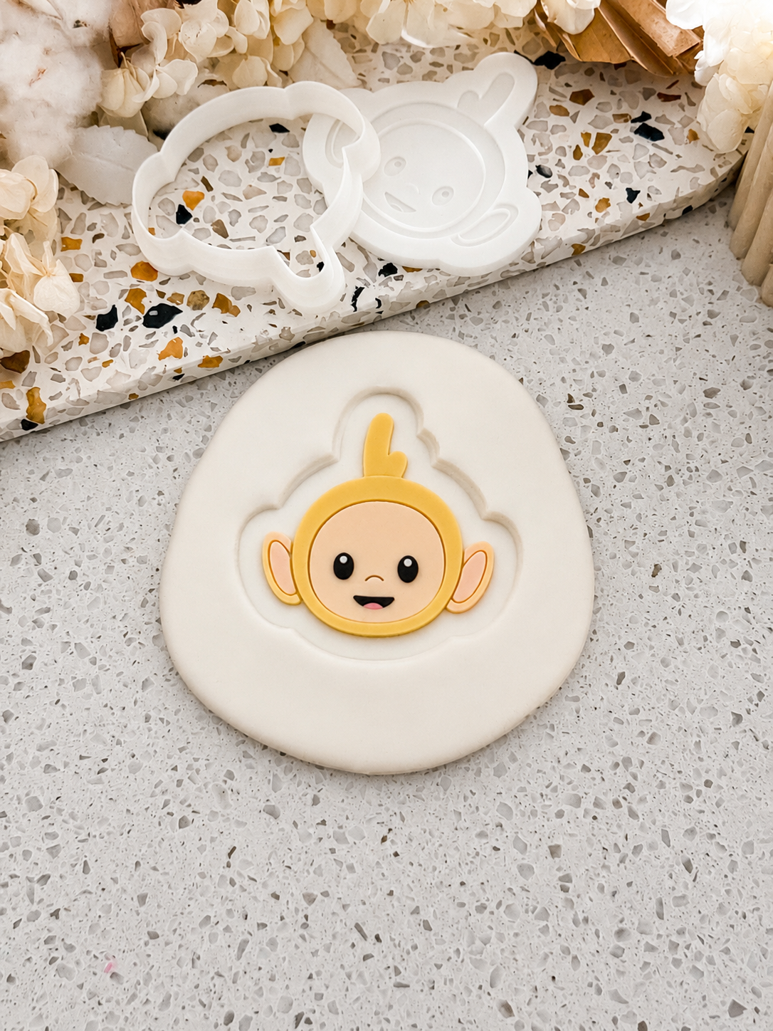 Yellow Tummy Friend - Cookie Stamp and Cutter