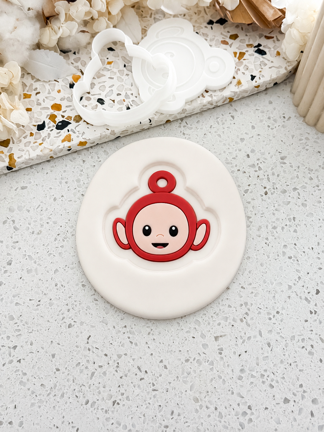 Red Tummy Friend - Cookie Stamp and Cutter