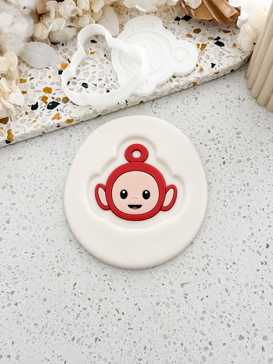 Red Tummy Friend - Cookie Stamp and Cutter