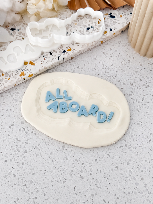 All Aboard! - Cookie Stamp and Cutter