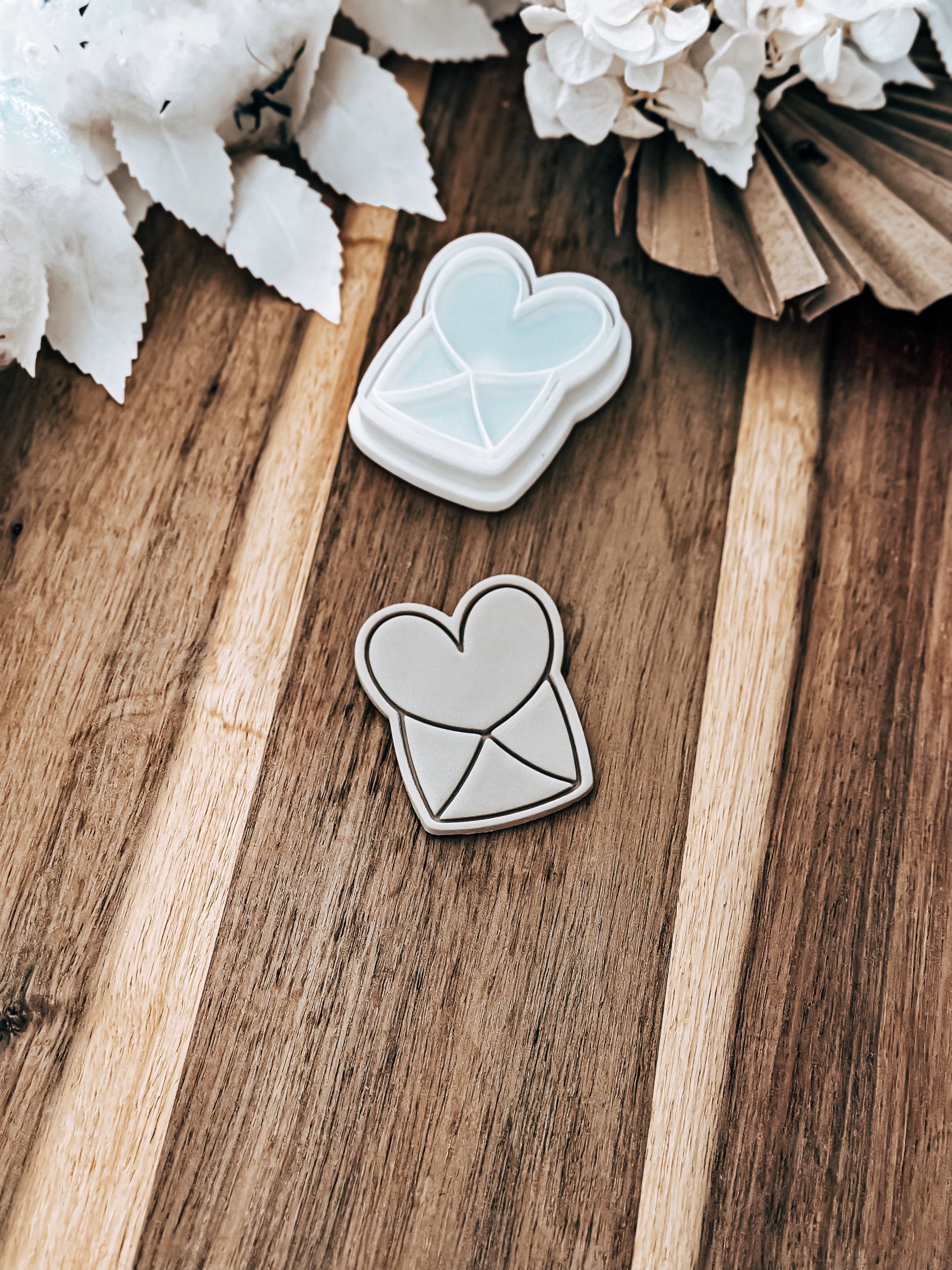 Mini Love Mail - Cookie Stamp and Cutter - Ideal for Fondant & Sugar Cookies