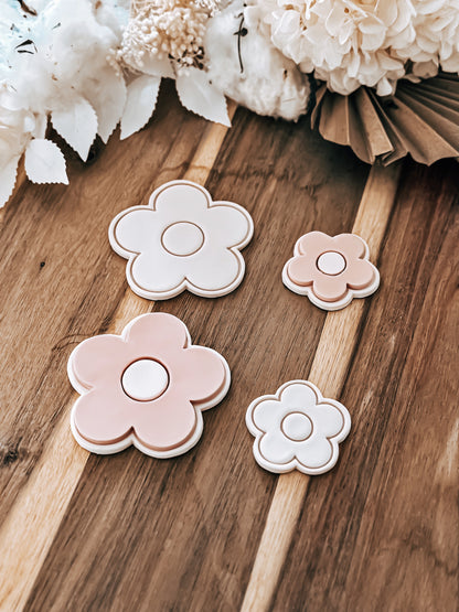 Mini Simple Daisy Cookie Stamp & Cutter - Premium Stamp from O'Khach Baking Supplies - Just $13.00! Shop now at O'Khach Baking Supplies