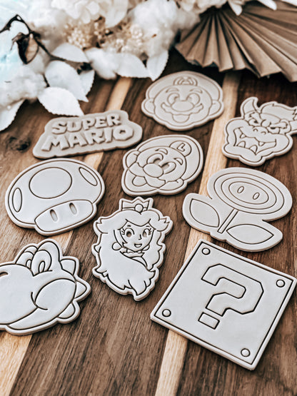 Mystery Box (SuperMario) - Cookie Stamp & Cutter - Fondant & Sugar Cookies