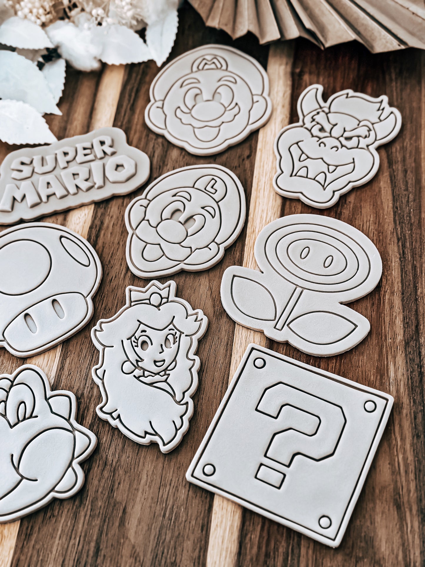 Mystery Box (SuperMario) - Cookie Stamp & Cutter - Fondant & Sugar Cookies