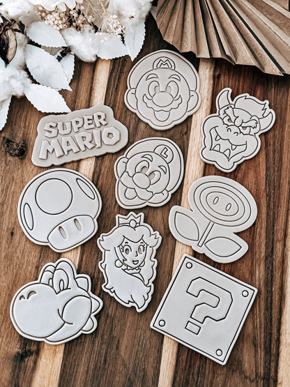 Mystery Box (SuperMario) - Cookie Stamp & Cutter - Fondant & Sugar Cookies